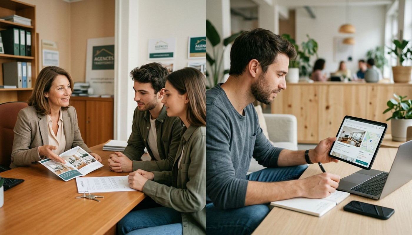 Agences traditionnelles vs plateformes en ligne : qui remporte la confiance des locataires ?